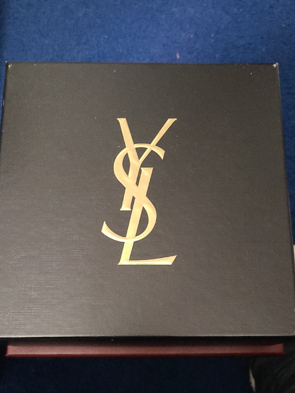 Yves Saint Laurent Black Box with Gold Monogram